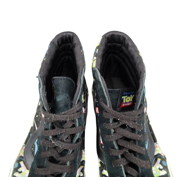 Vans Shoes Mens 10.5 Toy Story Sneakers Sk8 Hi Buzz Lightyear Suede Canvas Black main image 11